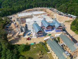 Aerial view of the Cold Spring Habor Laboratory